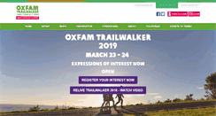 Desktop Screenshot of oxfamtrailwalker.org.nz
